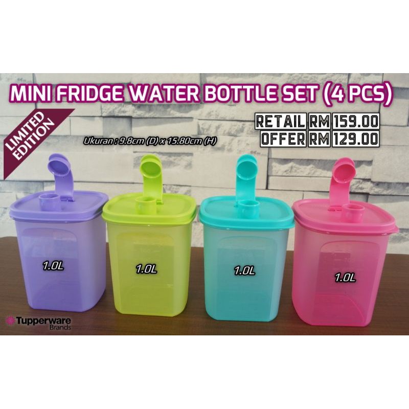 Mini Fridge Water Bottle 1L -tupperware brands | Shopee Malaysia
