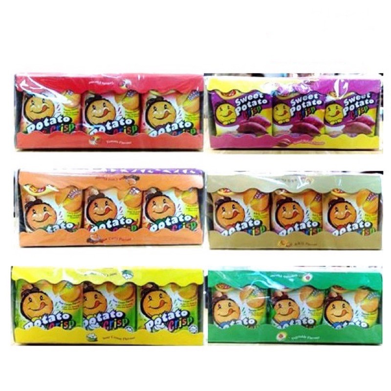 Win2 Potato Crips Vegetable/BBQ/Tomato/Curry 30pcs X 20g | Shopee Malaysia