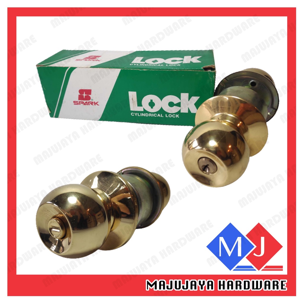 SPARK Cylindrical Door Lock / Lock Pintu 3871PB Tombol | Shopee Malaysia