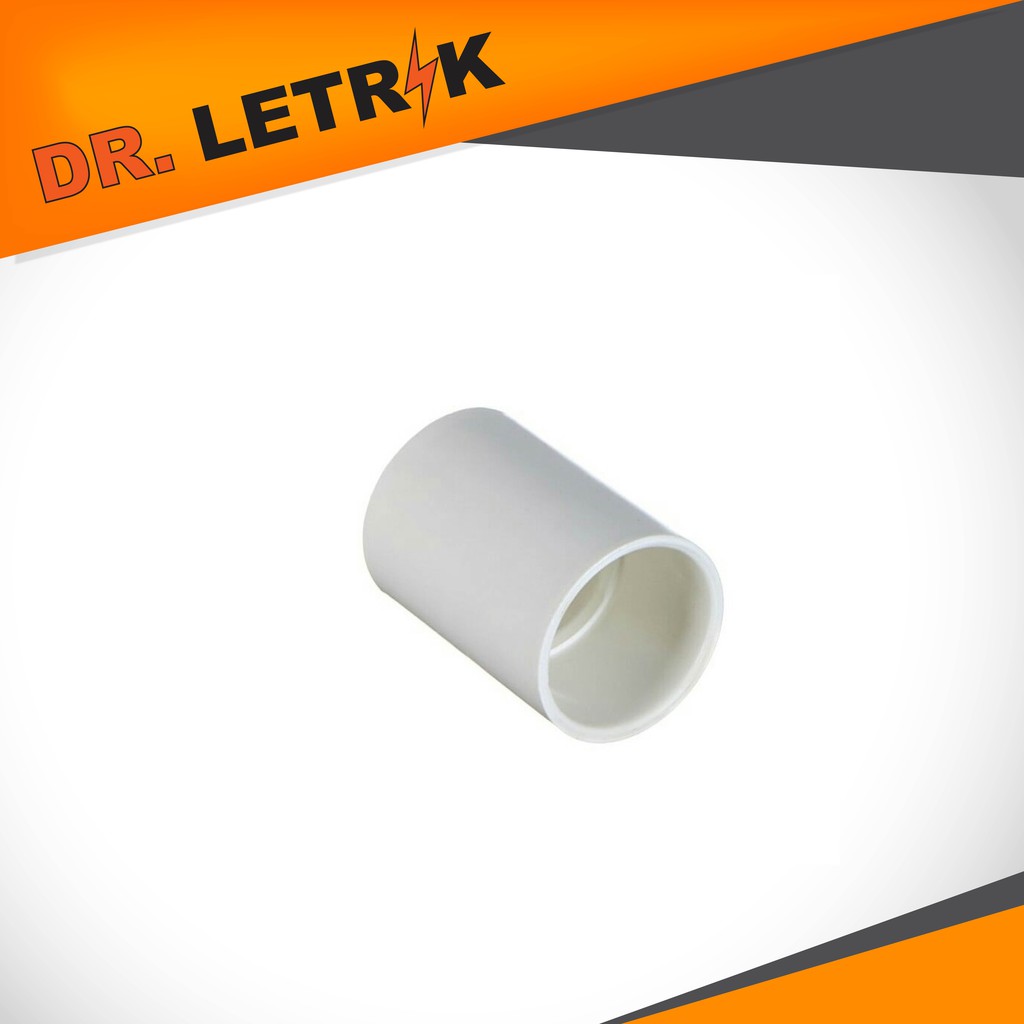 PVC Conduit Pipe Socket Fitting [ 3/4" 20mm or 1" 25mm ] Shopee Malaysia