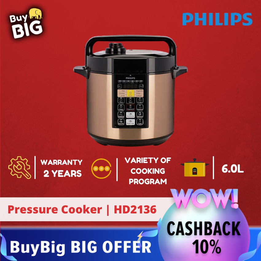 Philips electric discount pressure cooker hd2136