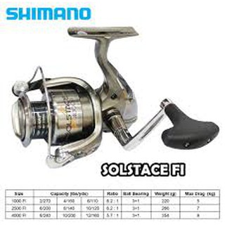 Shimano Solstace FI 1000 2500 4000 Spinning Reel