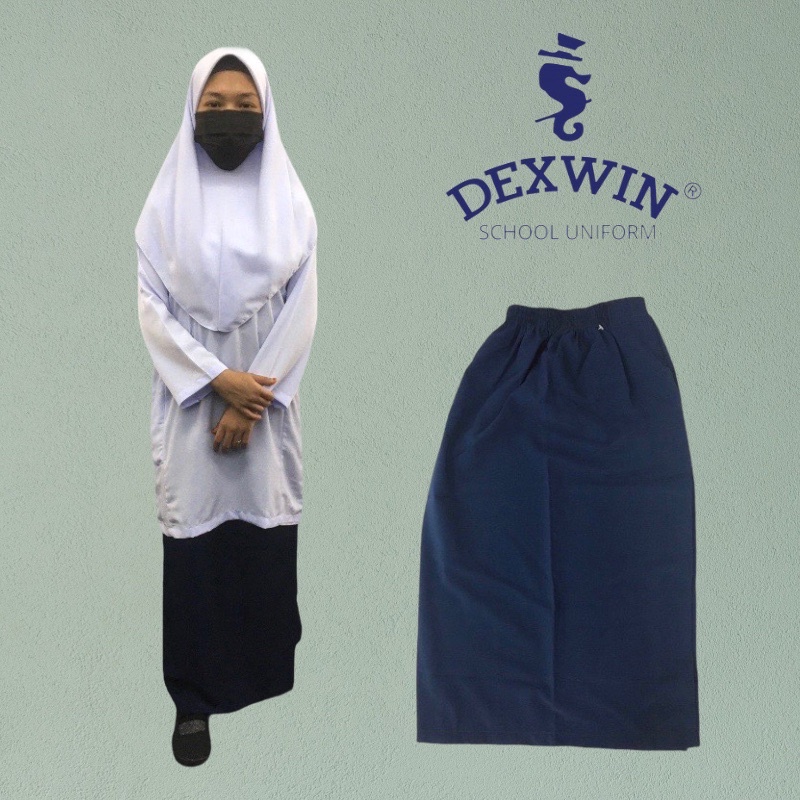 Dexwin 12282k School Uniform Kain Kurung Susun Tepi Kain Koshibo / Kain ...