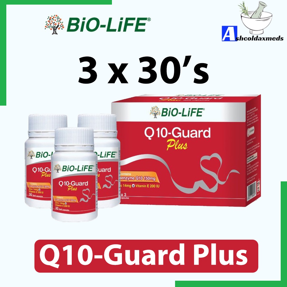 BioLife/BIOLIFE Q10 Guard Plus 30SX3(EXP02/2024) Shopee Malaysia