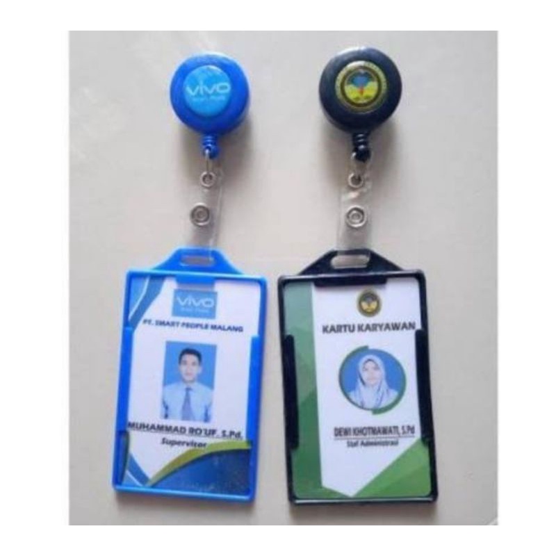 GANTUNGAN Yoyo Tali ID CARD Hanger Casing ID CARD Hang Tag Name Tag ...