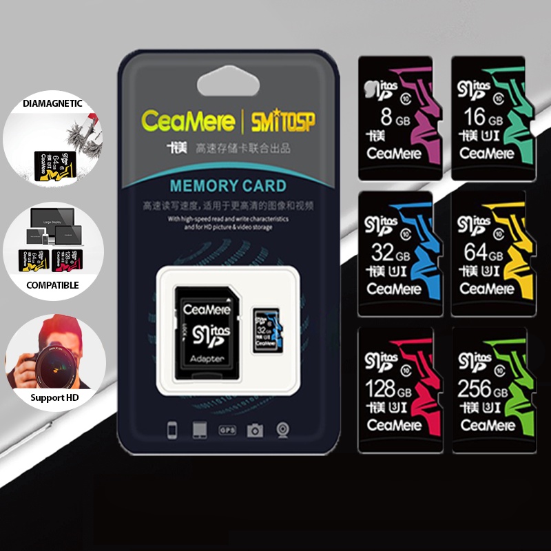 🔥LOCAL STOCK🔥 SMARE ULTRA CLASS 10 Micro SD Memory Card 16G/32GB/64GB ...
