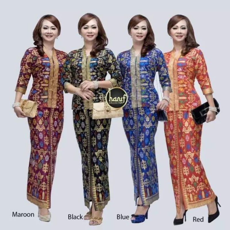 Santika Batik Stewardess Kebaya Long Skirt | Shopee Malaysia