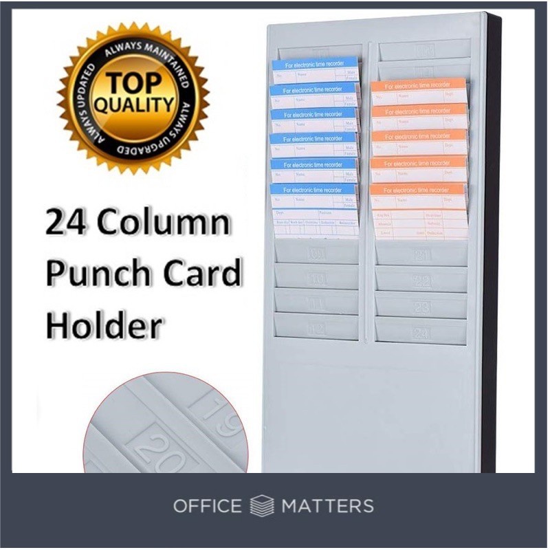 [Office Matters] [Ready Stock] Punch Card Rack / Punch Card Holder