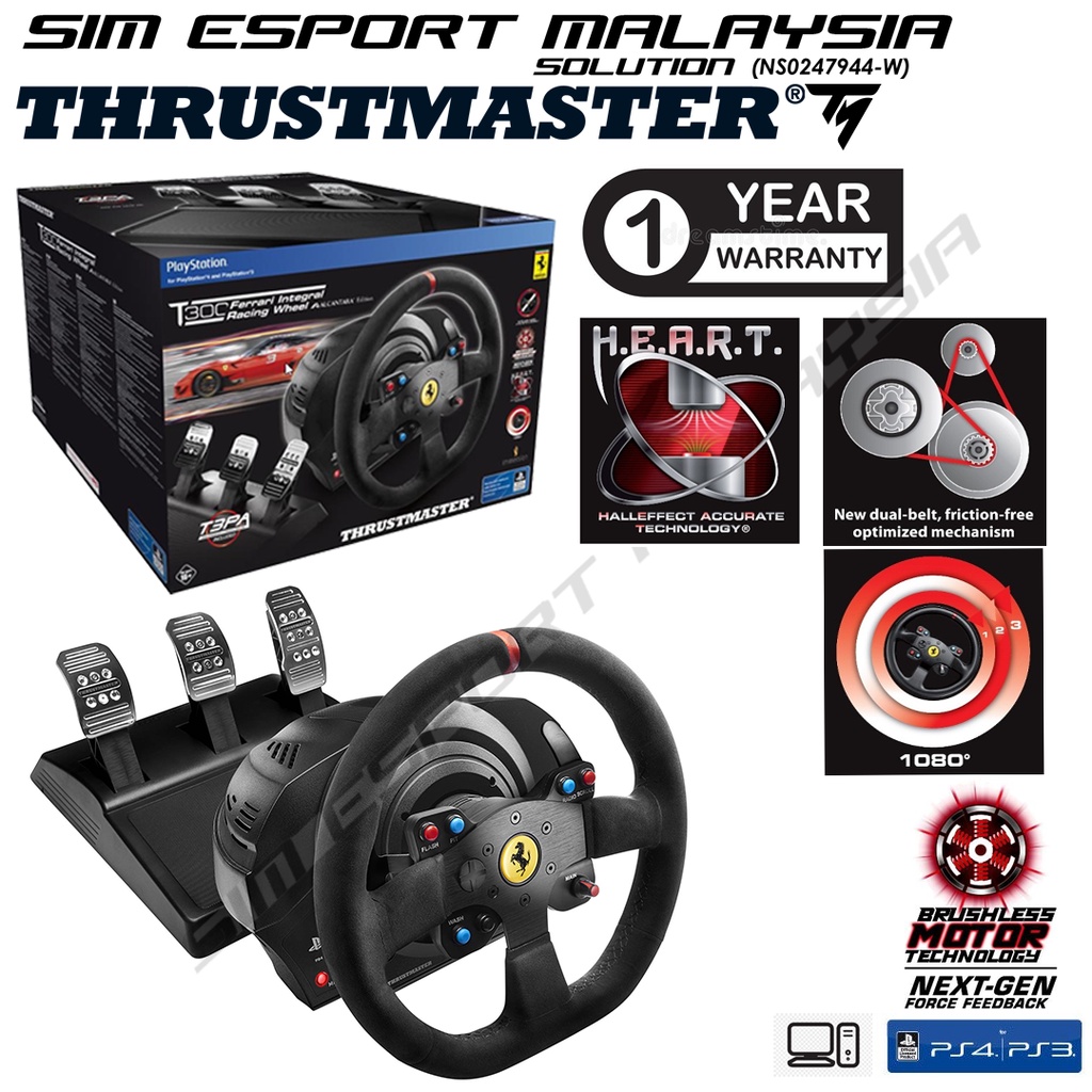 Thrustmaster T300 Ferrari Integral Racing Wheel Alcantara Edition ...