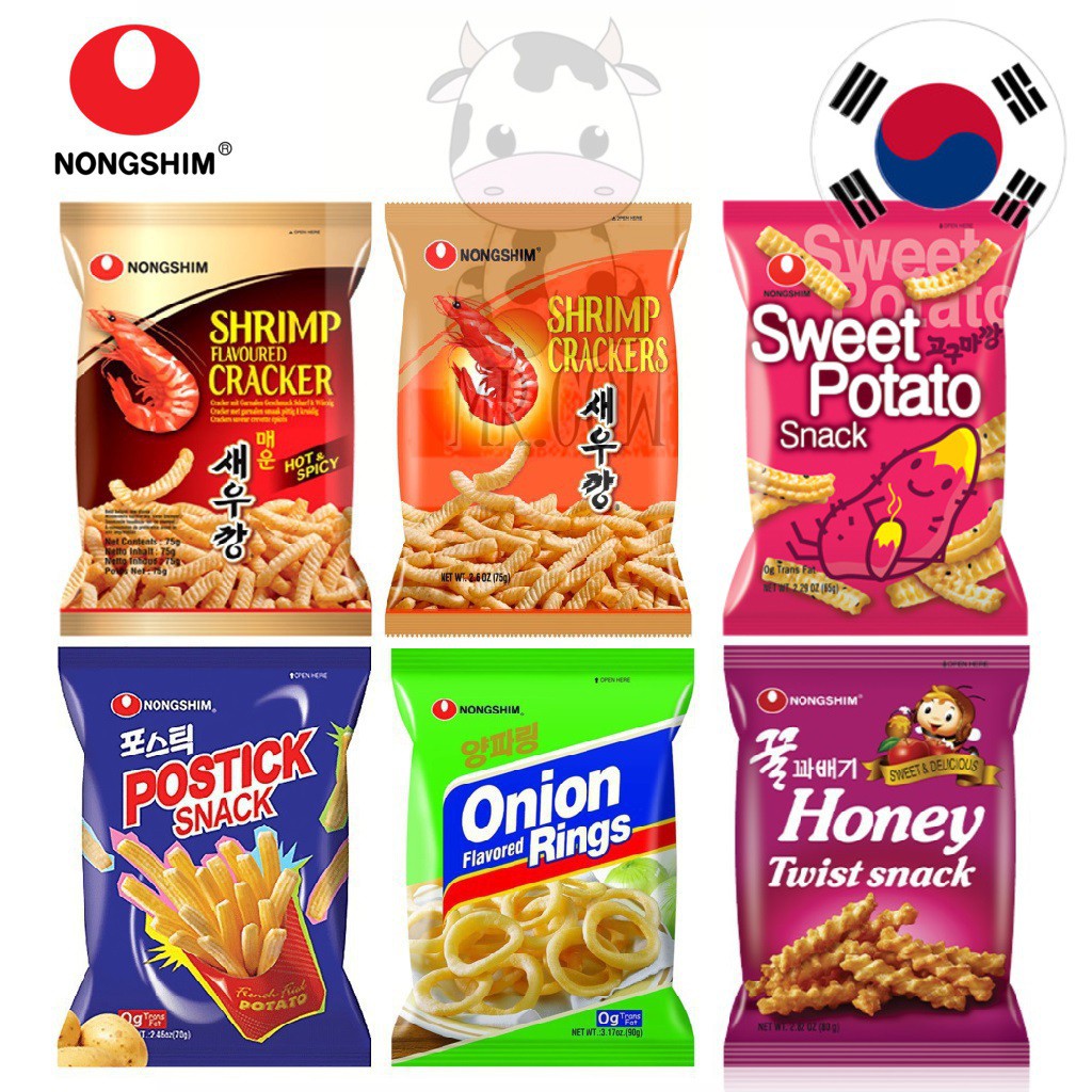 Nongshim Shrimp Crackers / snacks / potato chips | Shopee Malaysia