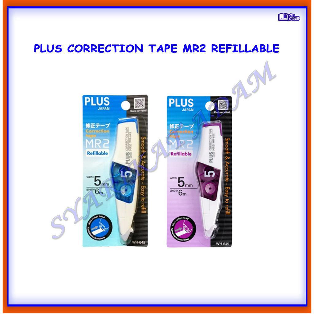 [ADM] PLUS CORRECTION TAPE MR2 REFILLABLE Shopee Malaysia