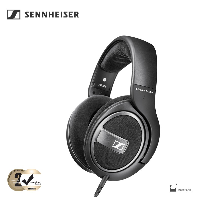 Sennheiser HD 559 High End Open-Back Stereo Around Ear Headphones ...