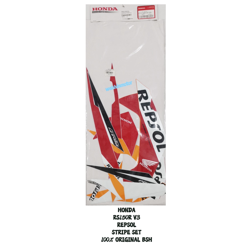 HONDA RS150 / RS150R / STRIPE SET / REPSOL 2018 / STICKER REPSOL 2018 ...