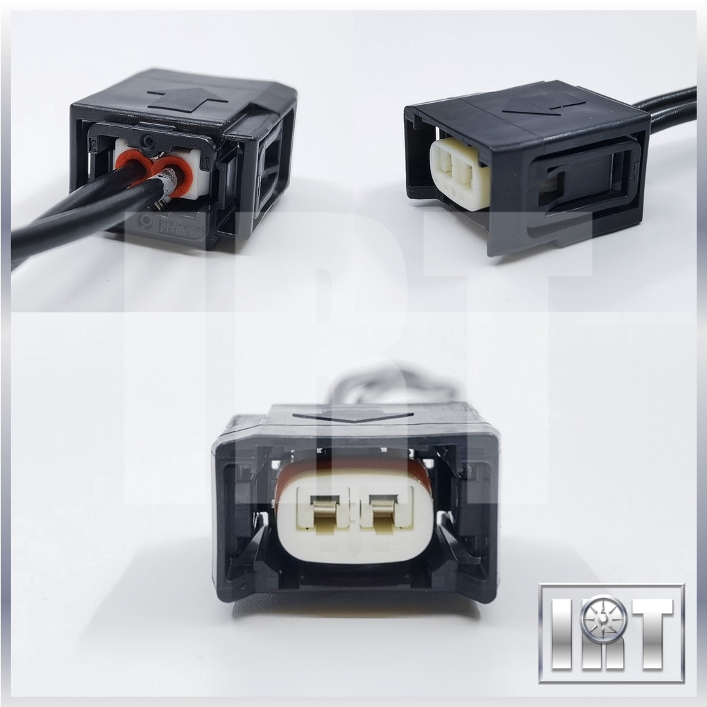 2 Pin Fuel Injector Nozzle Socket Hilux Revo KUN126 GUN126 1GD Fortuner