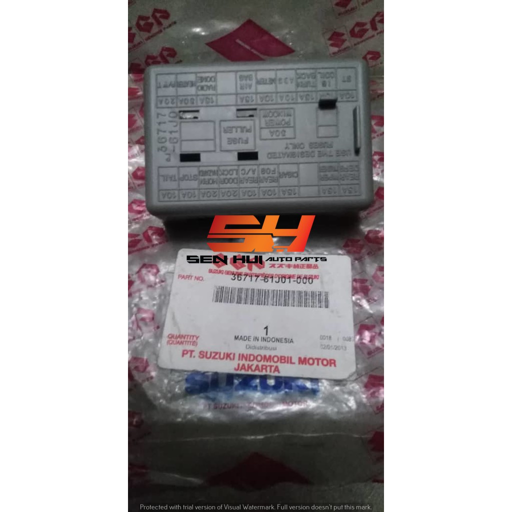 SUZUKI APV Fuse Box Cover 36717-61J01-000 Genuine Part | Shopee Malaysia