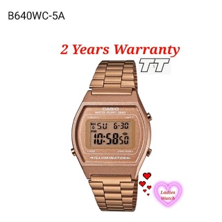 Casio rose best sale gold ladies watch