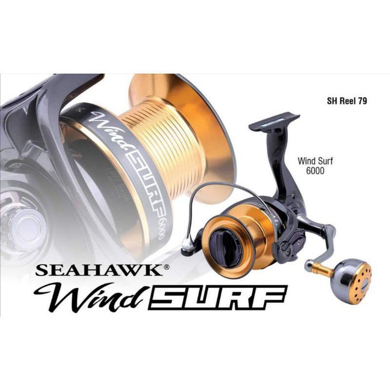 Seahawk Windsurf 6000 Spinning Surf Reel Max Drag 14kgs