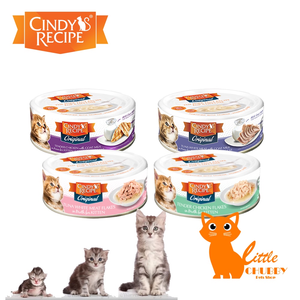 Cindy's Recipe Original Kitten Wet Canned Cat Food 