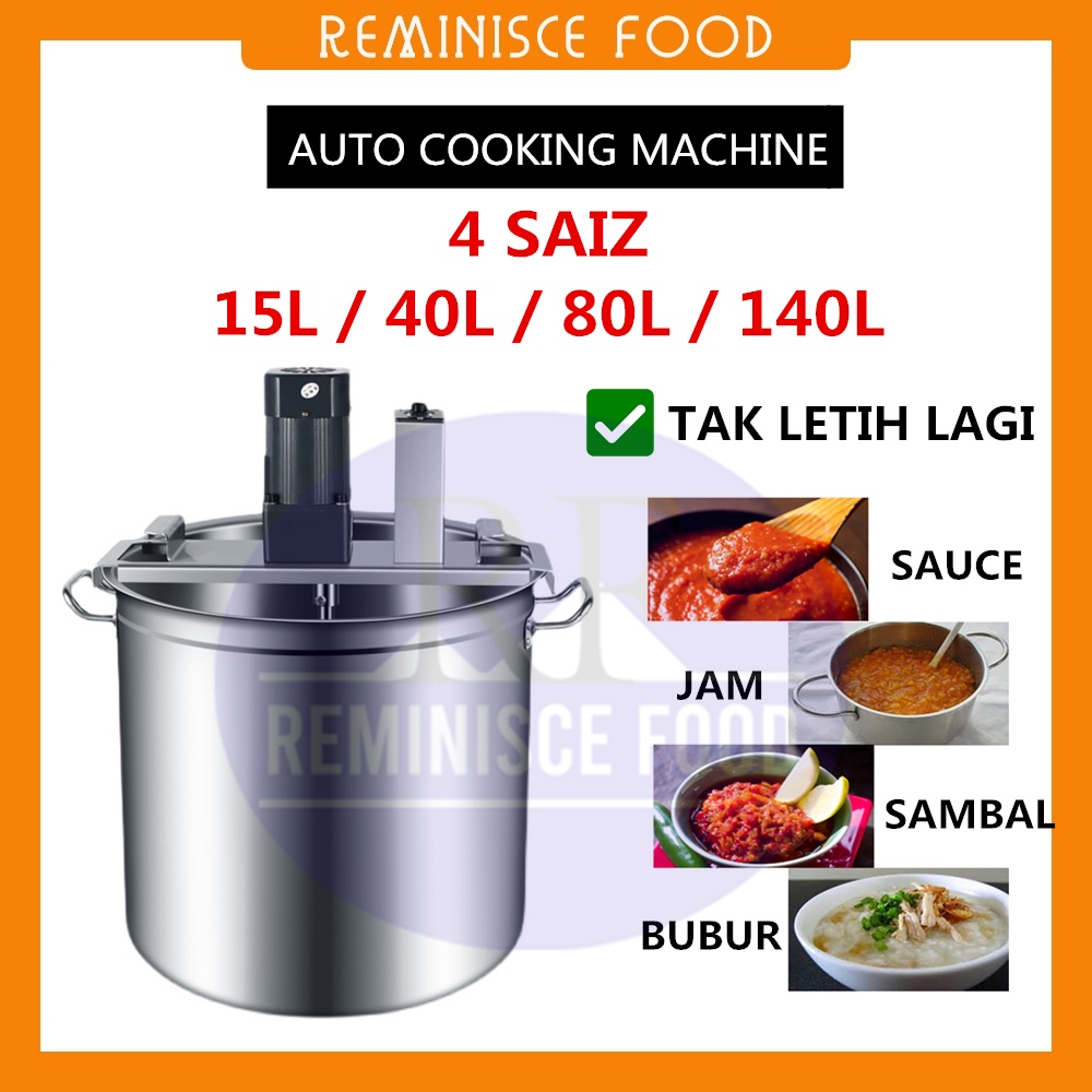 Auto Cooking Machine Sambal Cooker Porridge Cooker Multi
