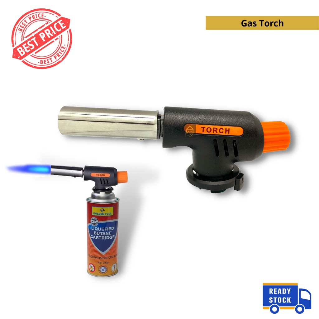 MULTI PURPOSE TORCH BUTANE GAS BURNER BARBECUE COOKING BAKING FLAME GUN