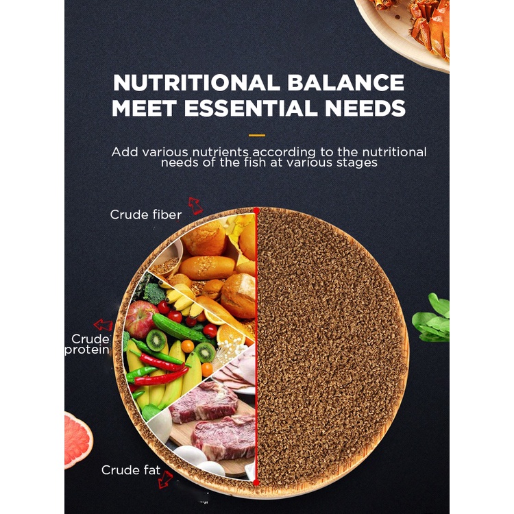 YEE Betta food Small Fish Foods Small Particles Rich In Spirulina And ...