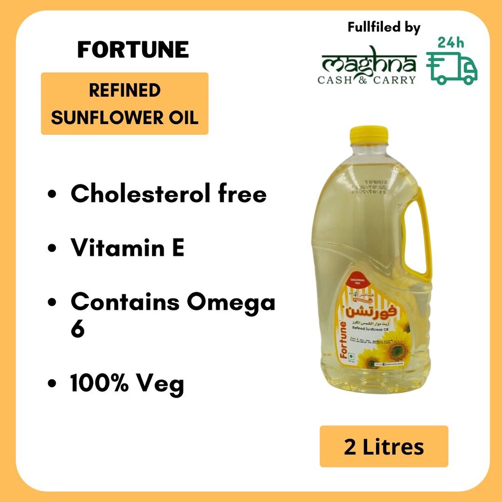 Fortune Refined Sunflower Oil ( 2 litres) Shopee Malaysia