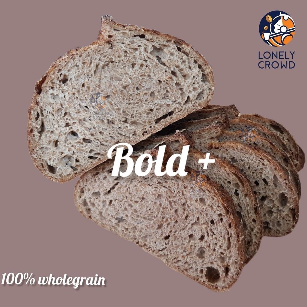 100 Whole Grain Sourdough Bread (Regular,Preorder,freshly bake upon