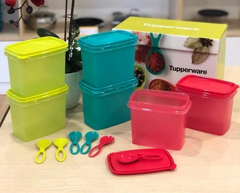 OFFER: Random Colour 1 pc: Tupperware Shelf Saver 840ml (Clear Window ...