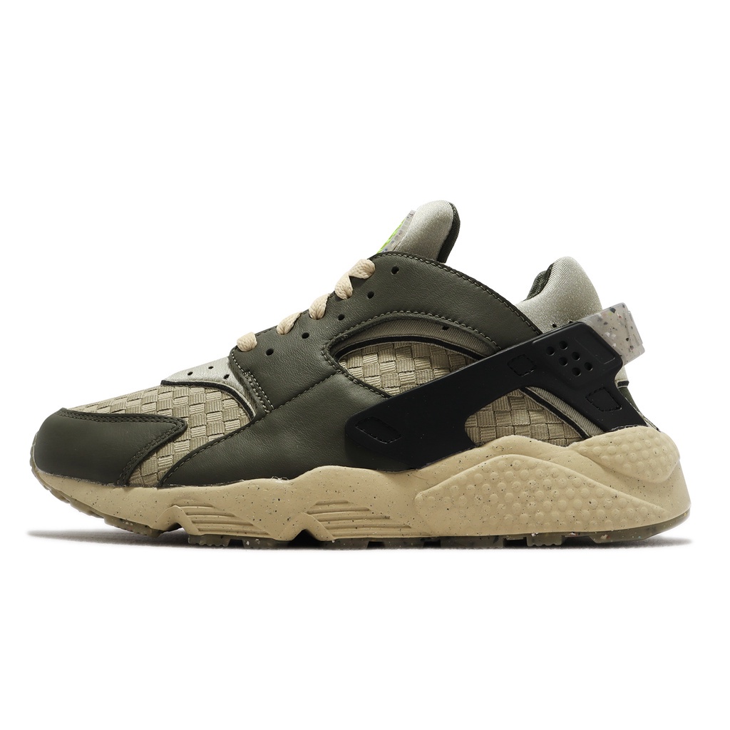 Nike Casual Shoes Air Huarache Crater PRM Green Khaki Samurai Men s ACS DM0863 300 Shopee Malaysia