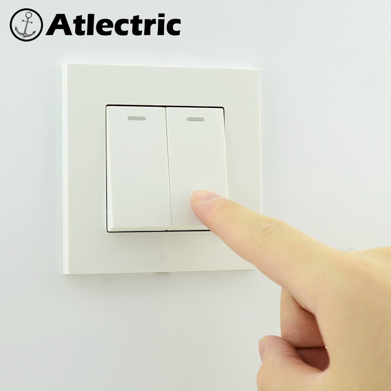 Atlectric Light Button Switch 1 2 3 4 Gang Wall Switch Light