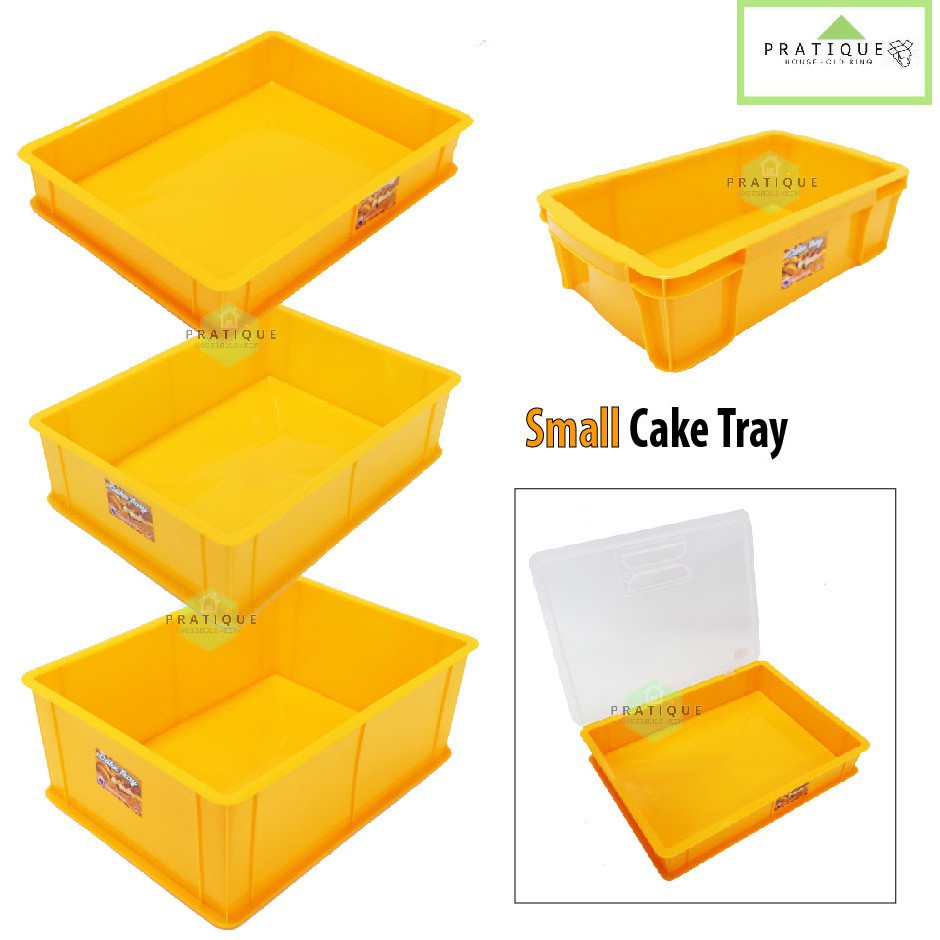 Small Cake Tray Yellow Tray Bakery Tray Bread Tray Plastic