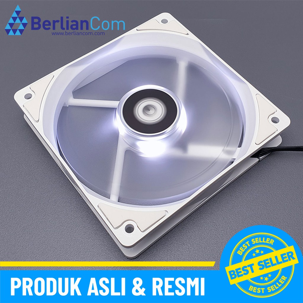 Id-cooling XF-12025 SW 120mm White LED PWM Fan | Shopee Malaysia