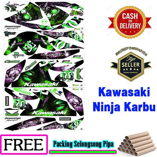 Kawasaki Premium Design 250 Cc Ninja Karbu Sticker Decal - Udshop ...