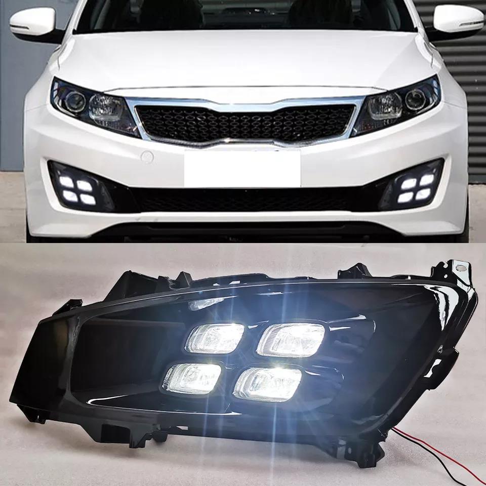 2PCS Car DRL For Kia Optima K5 2010 2011 2012 2013 2014 LED fog lamp