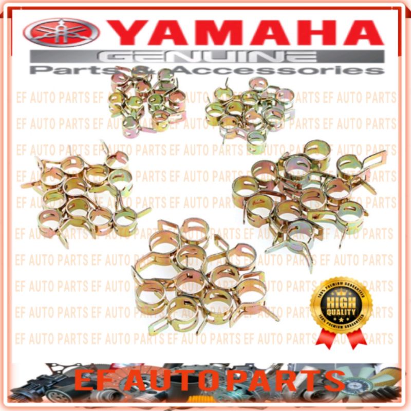 thumbnail interactive-video image 1 of LEGION 5/8" (0.625) Hose Pinch Clamps - Olive Spring Style - Fuel Line / Pump / Sender - Qty 10 1 of 5