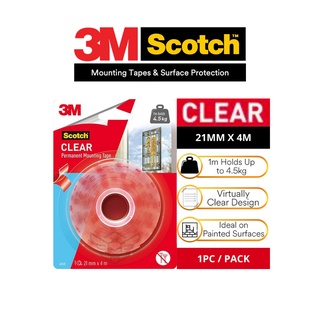 Scotch Clear Permanent Mounting Tape