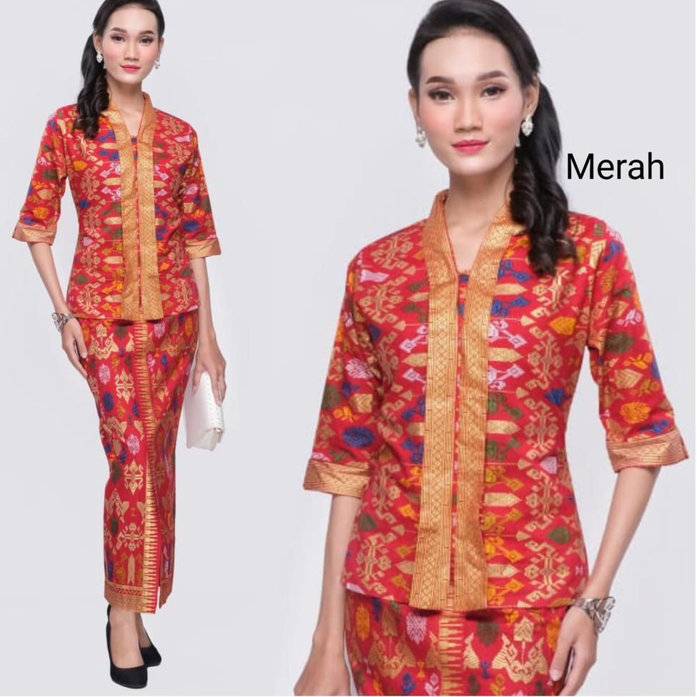 The Latest Model Of Santika Prodo K7M Batik Stewardess Kebaya Suit ...