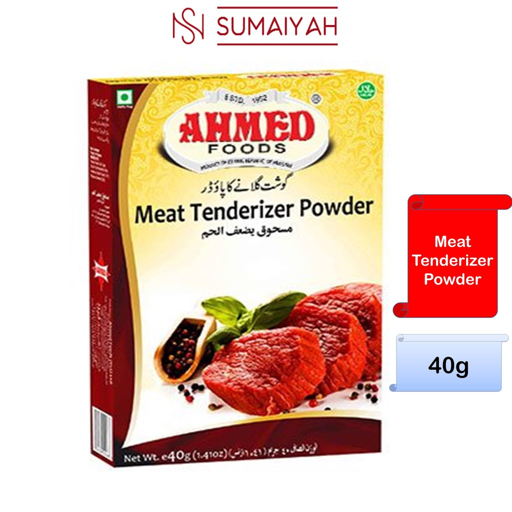 AHMED FOODS Meat Tenderizer Powder 40g | Serbuk pelembut daging ...