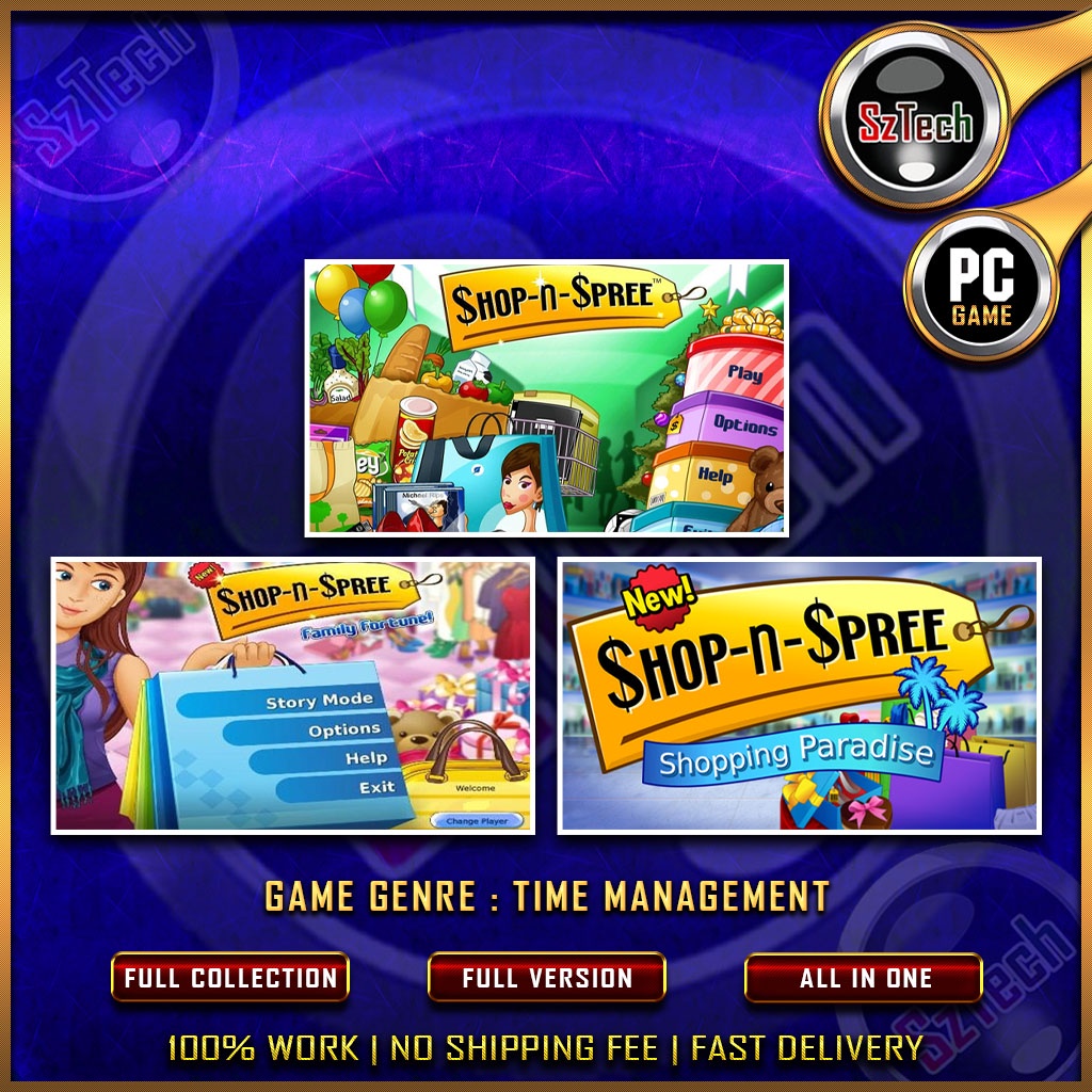 Shop-N-Spree 1-3 [PC GAME] 🔥 [ DIGITAL DOWNLOAD] 🔥Classic Games🔥Time ...