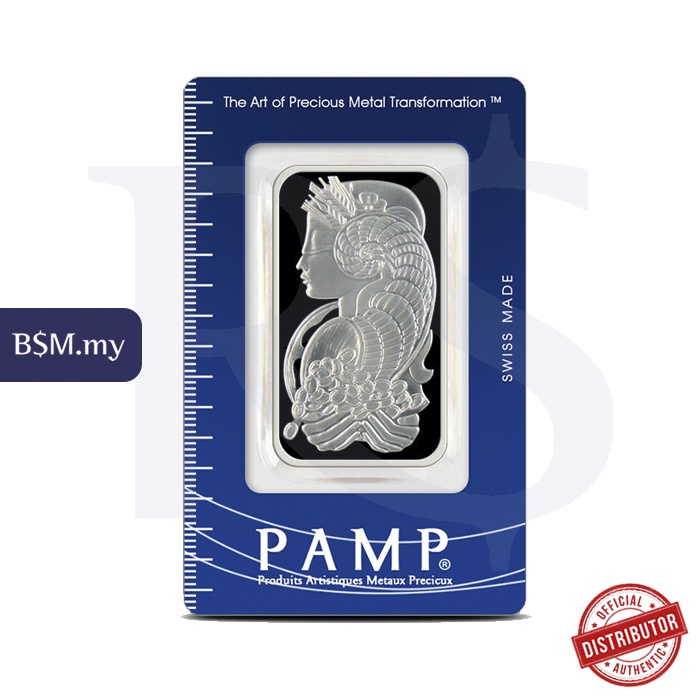 Gold Oz Pamp Suisse Lady Fortuna Oz Silver Bar (In Assay