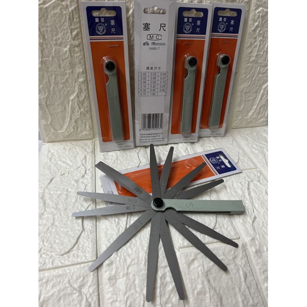 Auto Piston Ruler Valve Tappet Ruler Set Pembaris Valve Adjuster Feeler