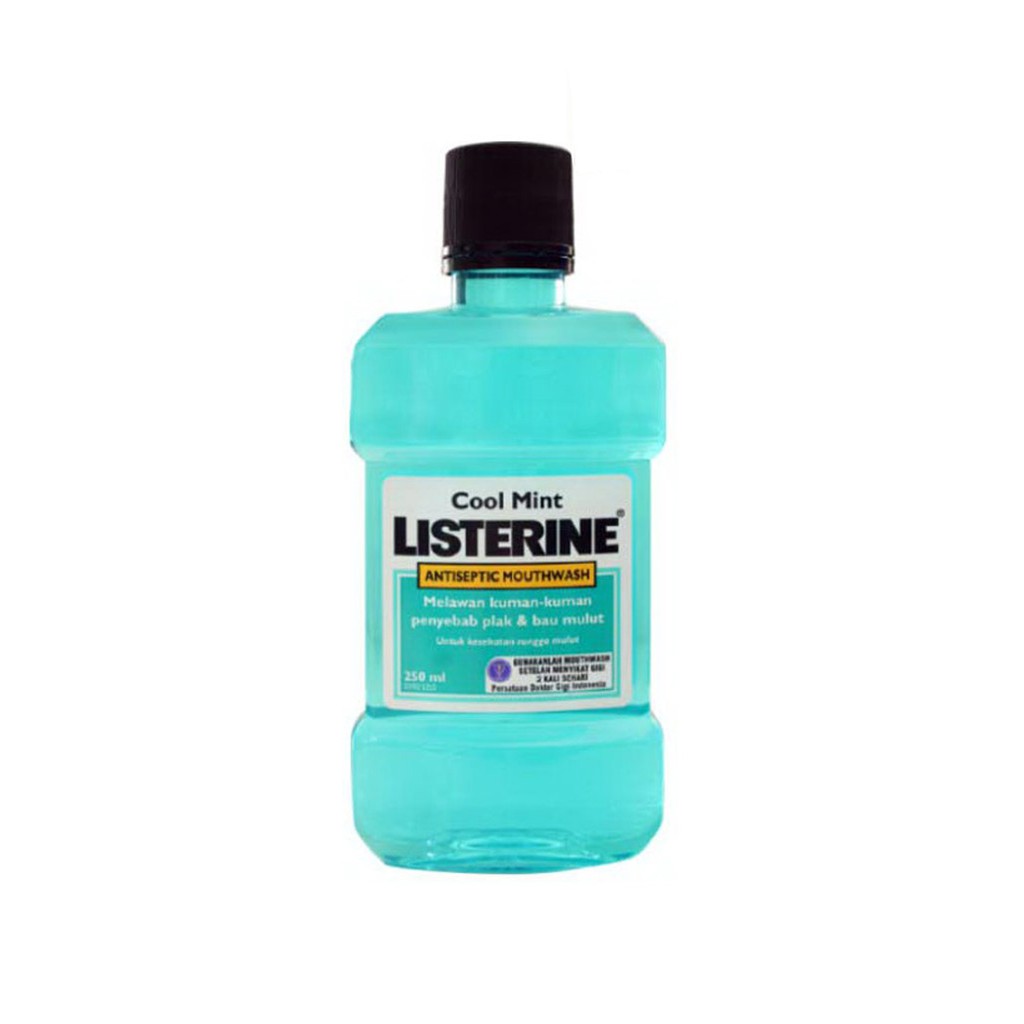 Listerine Antiseptic Mouthwash Cool Mint 250Ml Shopee Malaysia