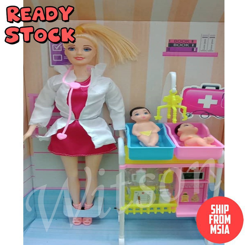 Barbie doctor on sale baby hospital