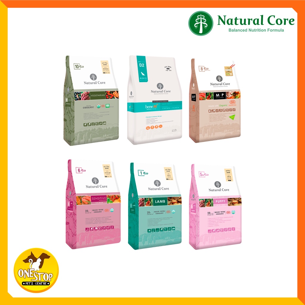 Natural Core Organic Dog Dry Food 5.2kg, 6kg, 7kg, 10kg | Shopee Malaysia