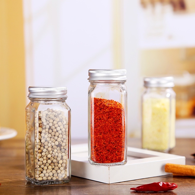 [ READY STOCK IN KL ] Spot 110ml glass seasoning bottle square glass ...