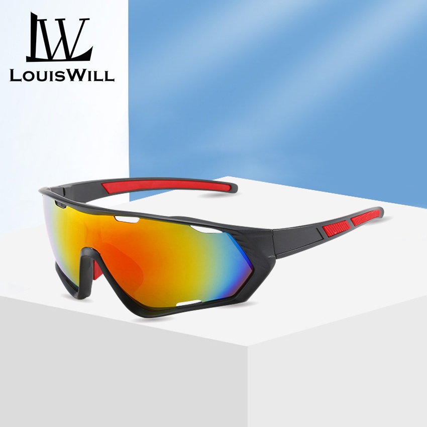 LouisWill Men Sunglasses Polarized Sport Sunglasses Lightweight PC