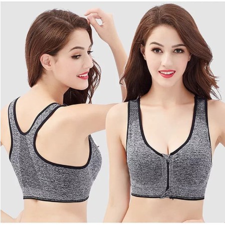 Comfy Seamless Bonding Adjustable Hook Sport Bra 01-0049 - No.1