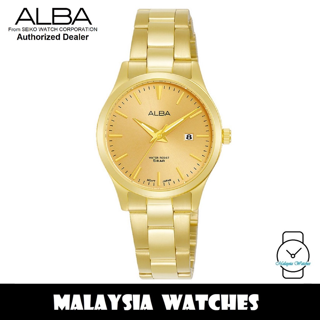 Alba watch gold plated cheap price