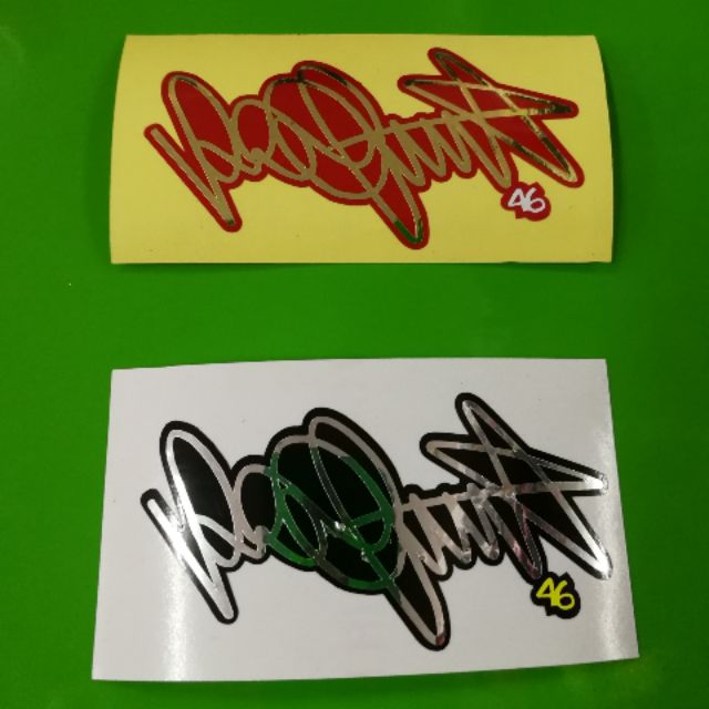 STICKER SIGNATURE 46 | Shopee Malaysia