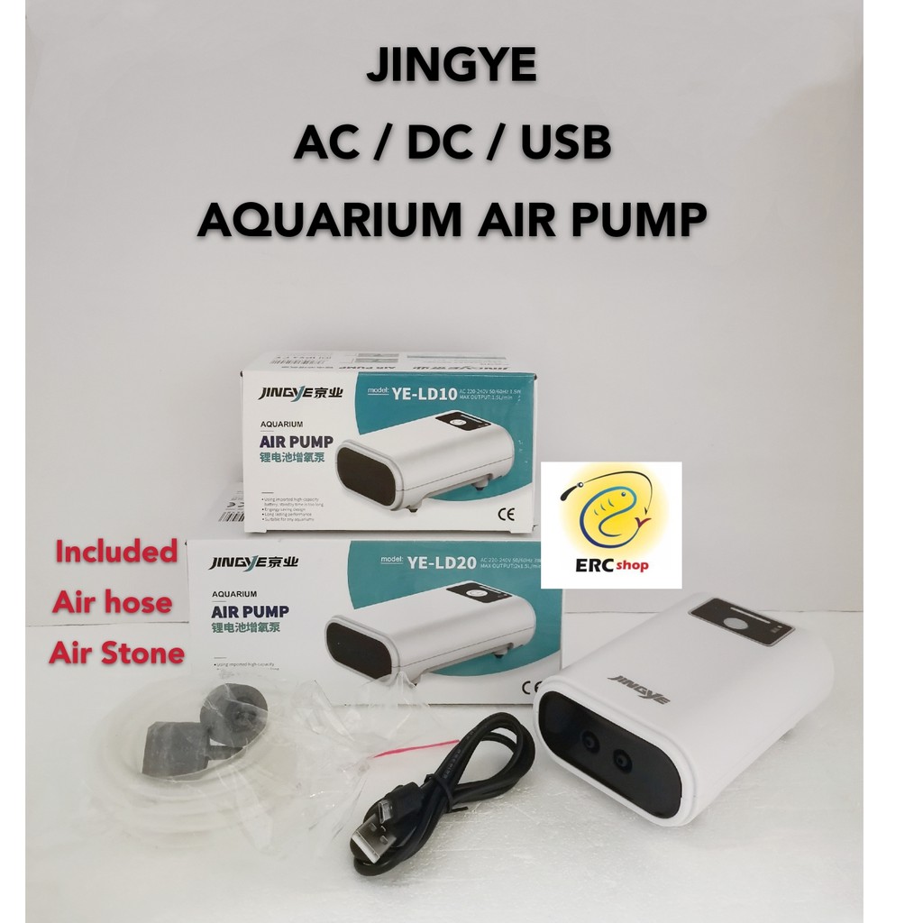 Ac dc outlet aquarium air pump